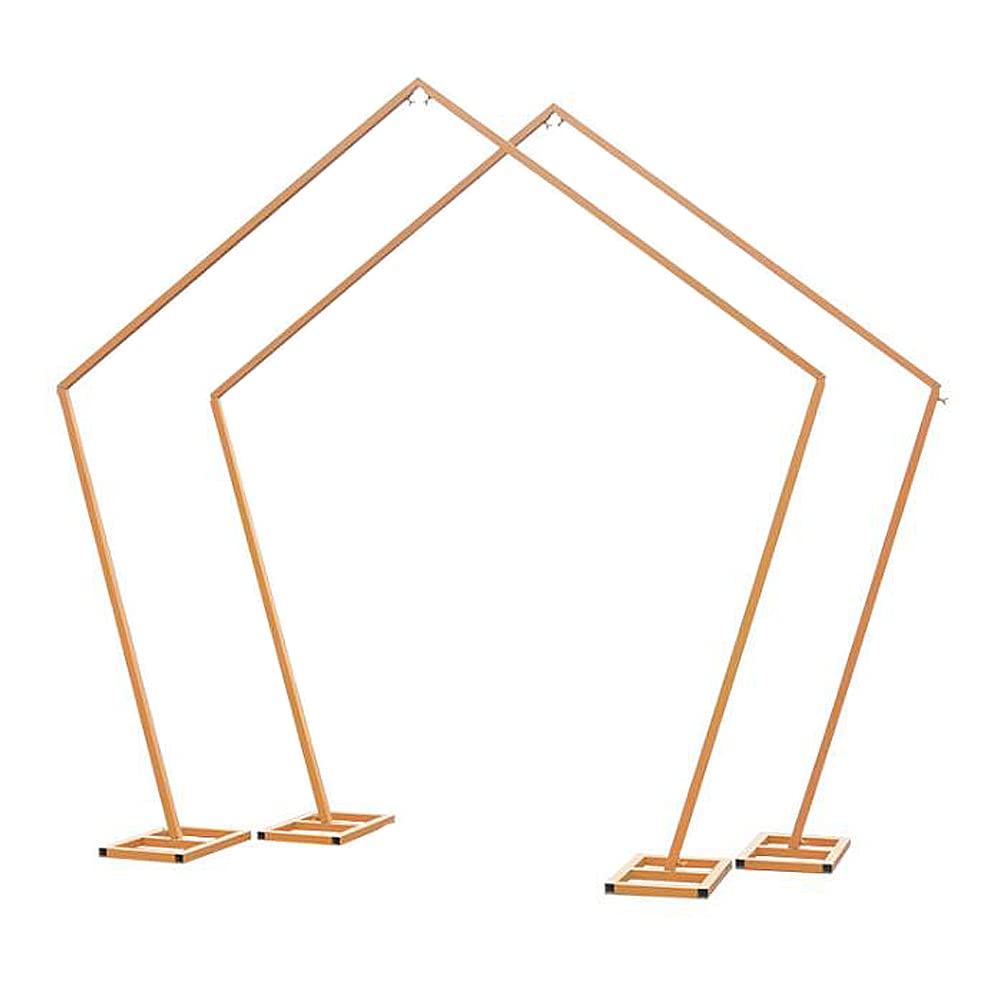 2-Pack Metal Wedding Arch - Garden Arbor for Outdoor Weddings, Bridal Showers & Birthday Parties - Sturdy Balloon Backdrop & Party Decoration - Perfect for Ceremonies, Receptions & Photo Backdrops