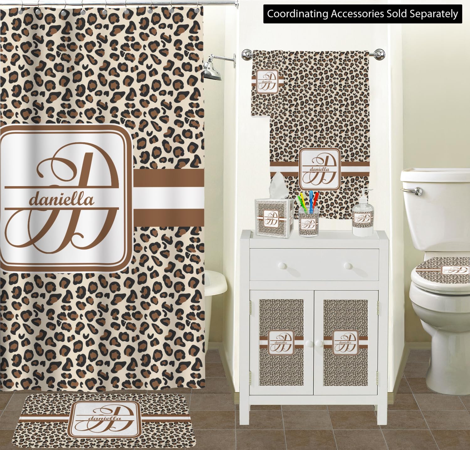 Custom Leopard Print Tissue Box Cover - Stylish Home Decor for Living Room, Bedroom & Bathroom