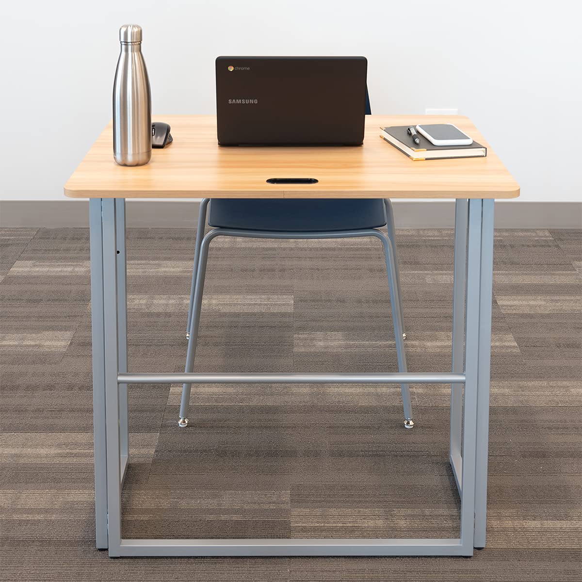 Portable Folding Desk with Handle - Compact Workstation for Home & Office