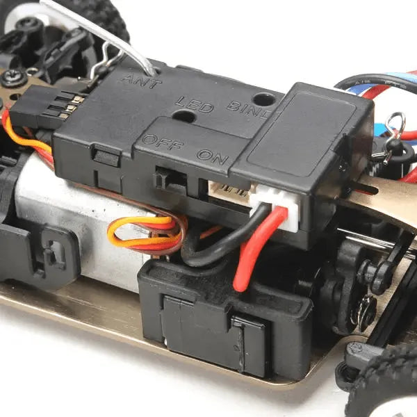 WLtoys K989 1/28 Scale 2.4GHz 4WD Alloy Chassis Brushed RC Car - Ready-to-Run (RTR) Remote Control Vehicle for Indoor Racing, Backyard Drifting & Hobby Enthusiasts