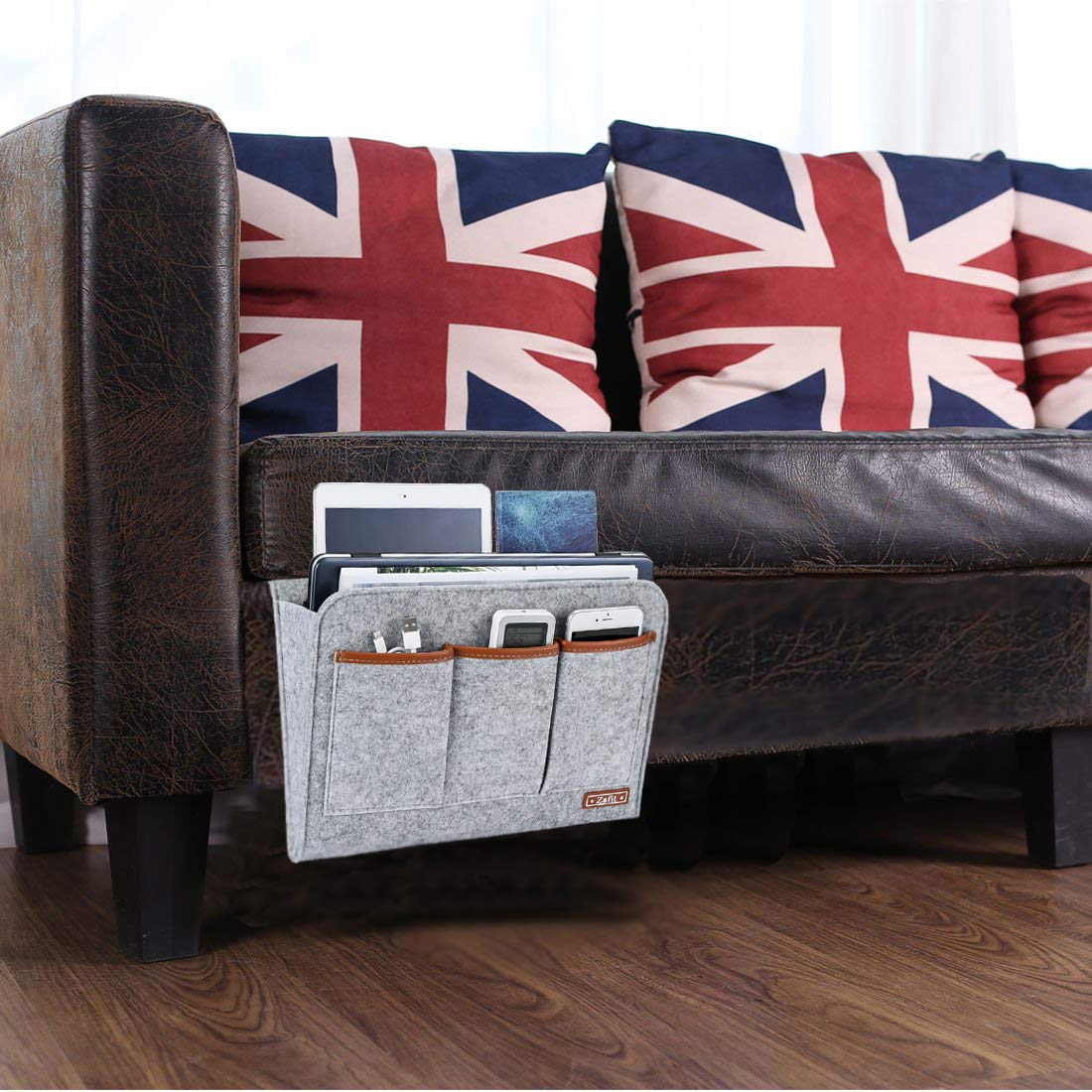 6-Pocket Large Bedside Caddy Organizer - 13.4