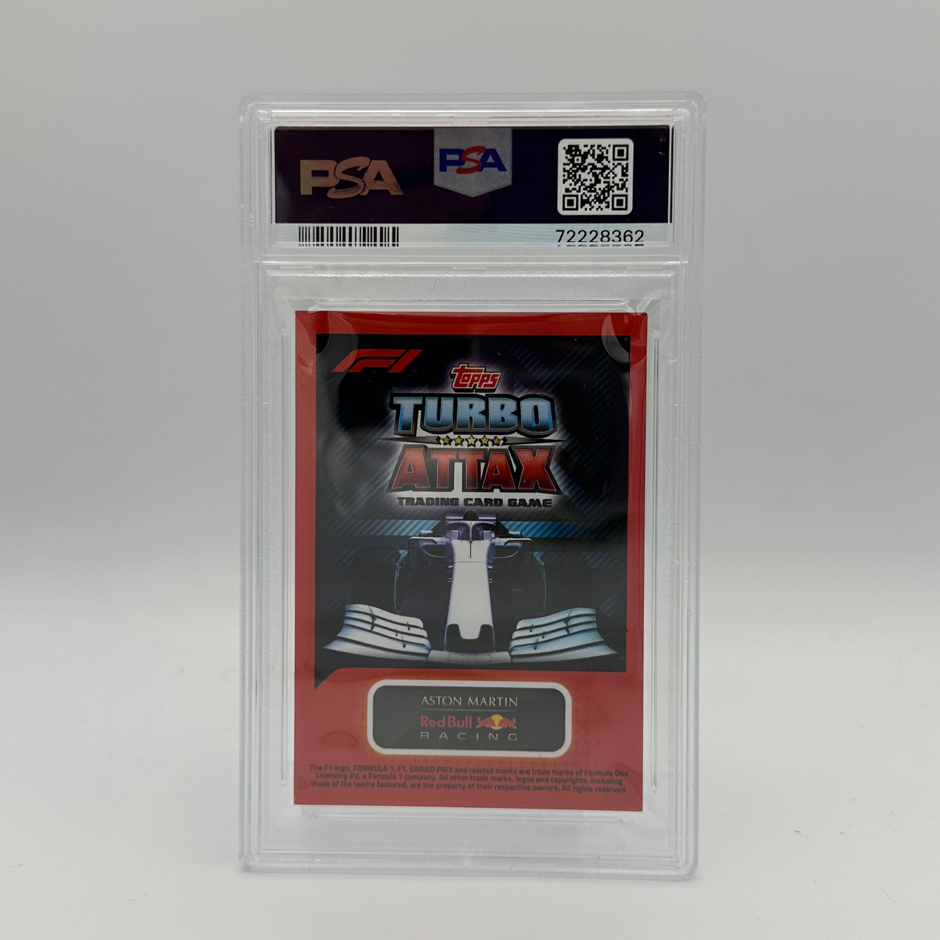 PSA 9 Graded MAX VERSTAPPEN #LE2S Limited Edition Silver Trading Card - Perfect for F1 Collectors & Sports Memorabilia Enthusiasts