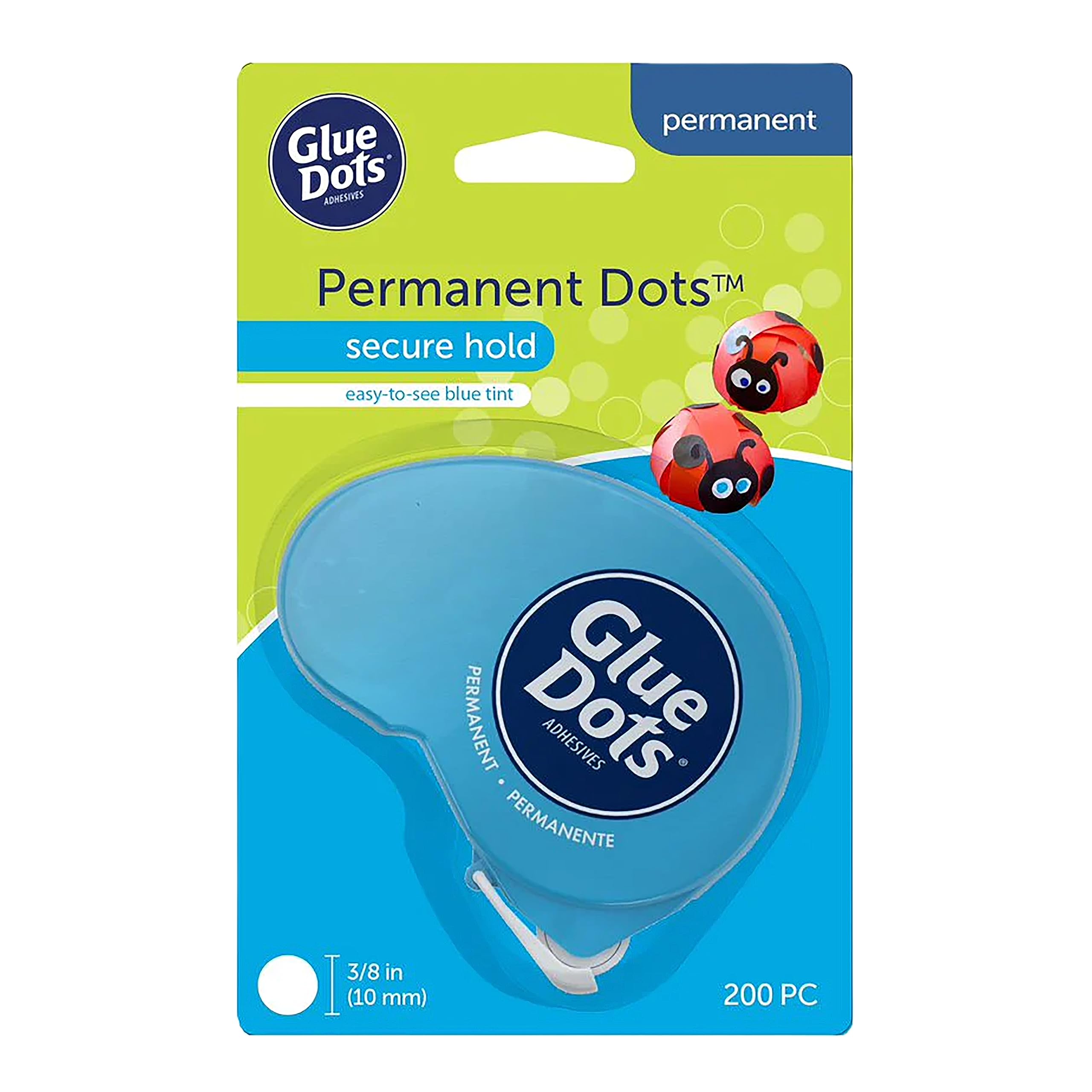 Permanent Glue Dots - Double-Sided Adhesive Dots 3/8