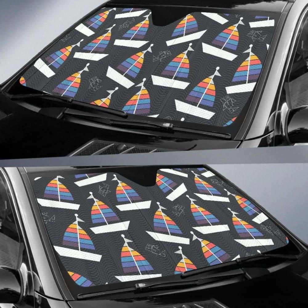Boat Lover Car Sun Shades 102507 - UV Protection Window Shades for Cars, Trucks & SUVs - Perfect for Road Trips, Beach Days & Outdoor Adventures