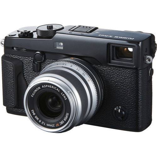 Fuji XF 23mm F2 R WR Silver Lens - Compact Weather-Resistant Prime Lens for Fujifilm X-Mount Cameras | Perfect for Street, Travel & Portrait Photography