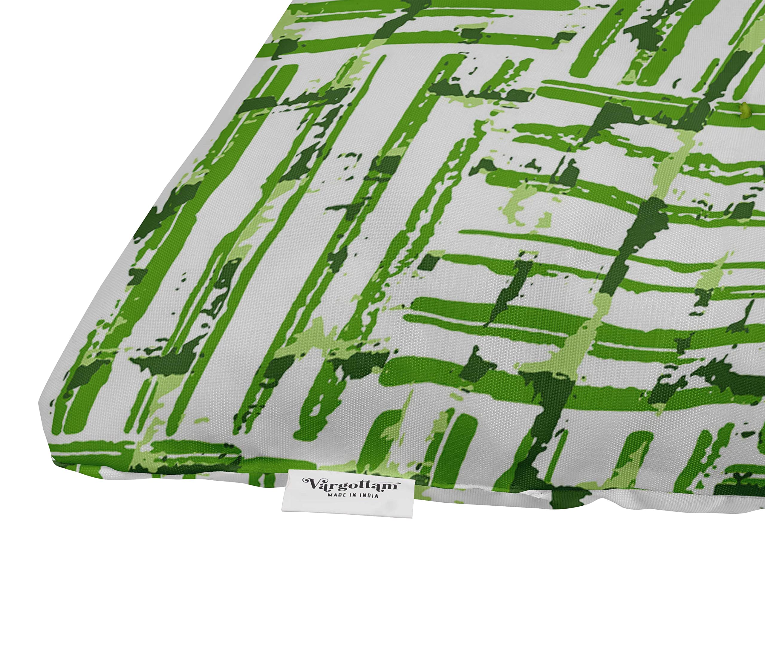 Printed Outdoor Bench Cushion - Water Resistant Garden Furniture for Patio, Front Porch & Outdoor Seating - Durable Pear Green Lounger Bench Seat - Perfect for Backyard Relaxation, Poolside Lounging & Deck Decor