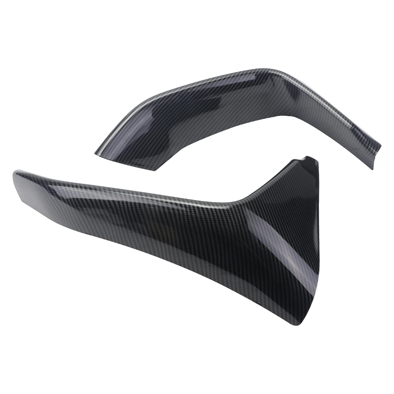 Carbon Fiber Front Bumper Splitters Lip Kit for 2014-2020 BMW F80 M3 F82 F83 M4 - 2 Piece Set - Aggressive Styling & Enhanced Aerodynamics for Street & Track Performance