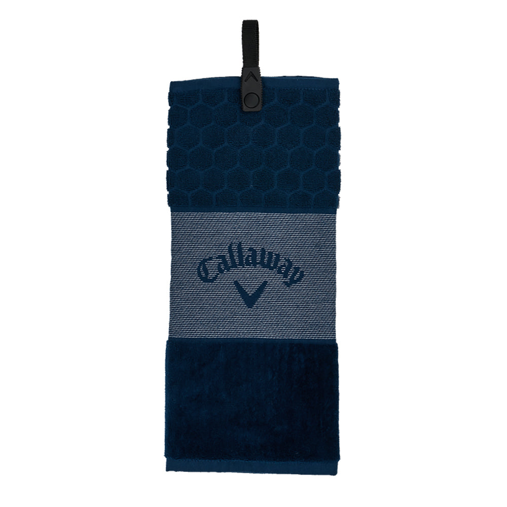 Callaway Tri-Fold Golf Towel - Premium Microfiber Golf Towel for Golfers - Perfect for Golf Course, Driving Range & Outdoor Sports
