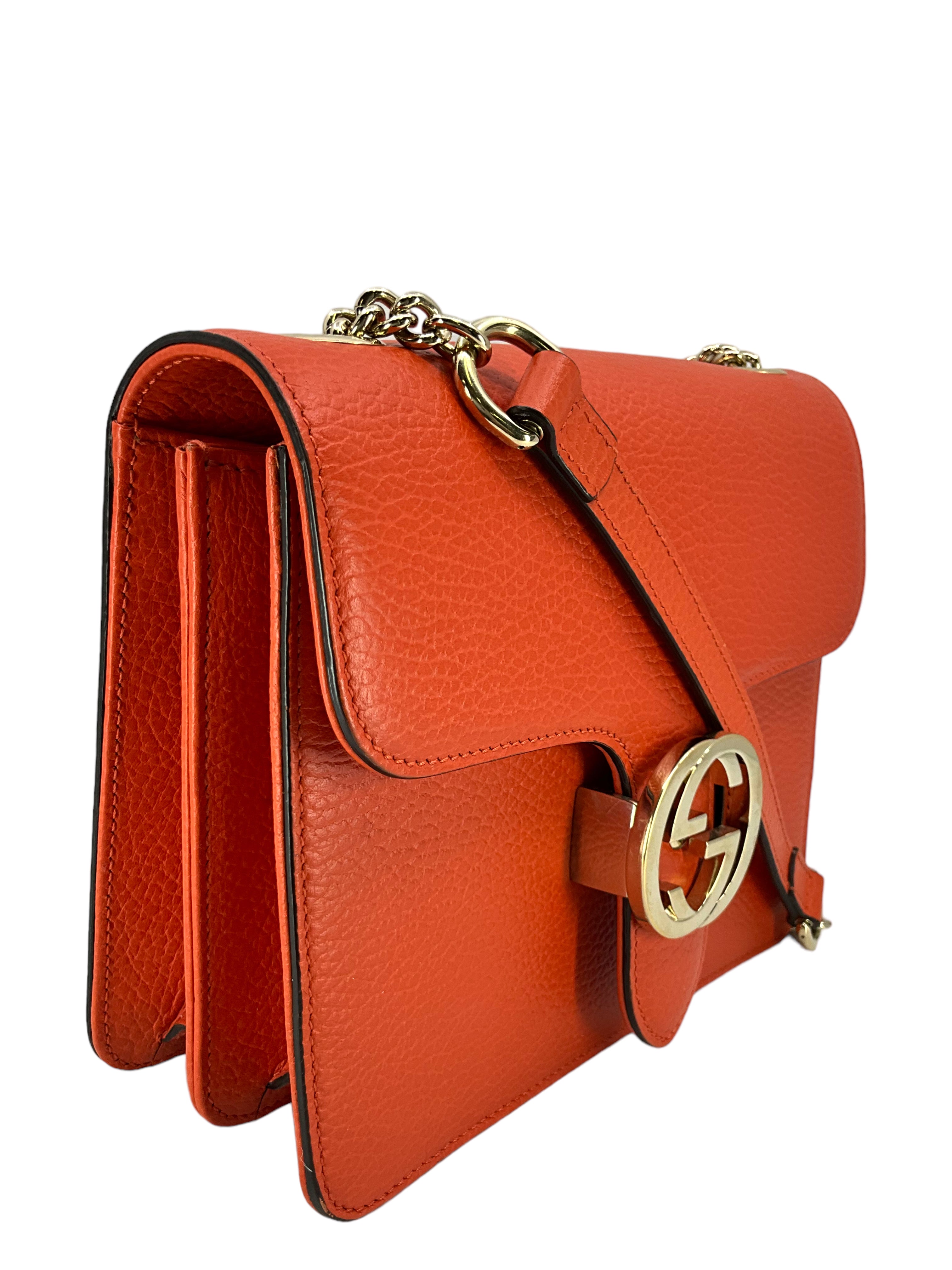 Gucci GG Supreme Leather Crossbody Bag for Women - Luxury Designer Handbag with Interlocking GG Logo, Perfect for Work, Travel & Everyday Use