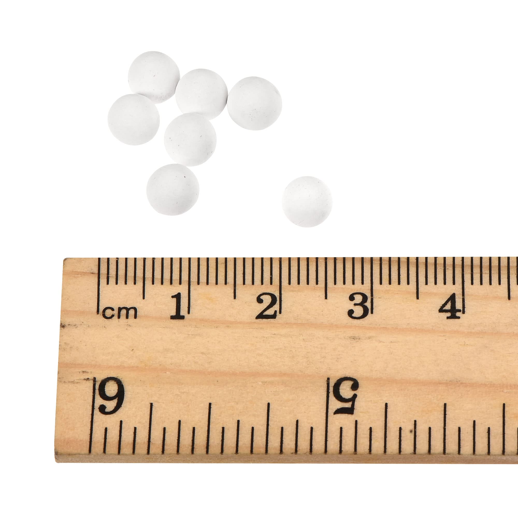 Premium White Clay Pebbles 5-6mm (0.22 lbs) - Hydroponic Growing Media for Indoor Plants, Orchids, Bonsai Trees | Ideal for Hydroponics, Aquaponics, Vase Fillers & Home Gardening Decor