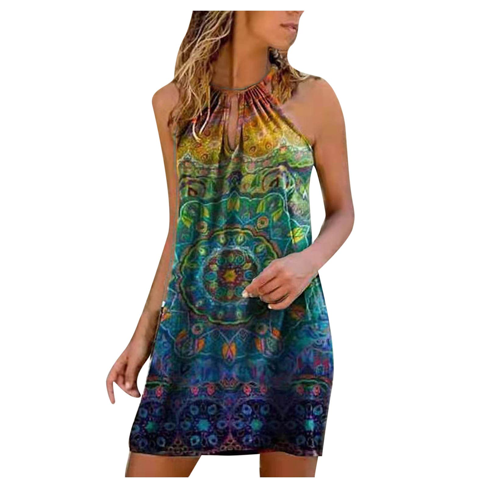 Keepfit Women's Printed Sexy Tight V-Neck Dress for Shopping, Party & Evening Wear | Slim Fit Formal Dress for Women | Perfect for Night Out, Date Night & Special Occasions