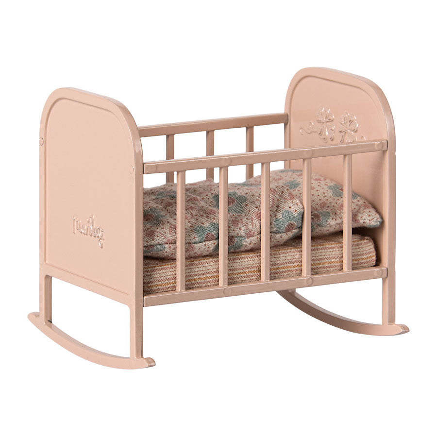 Maigleg Cradle - My Light Rose Baby Doll Bed for Newborns & Toddlers | Perfect for Nursery Decor, Playtime & Gift Giving
