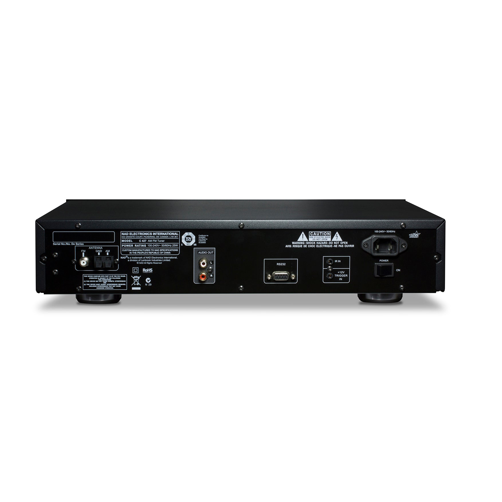 NAD C427 AM/FM Stereo Tuner - High-Fidelity Radio Receiver for Home Audio Systems | Perfect for Music Lovers & Audiophiles