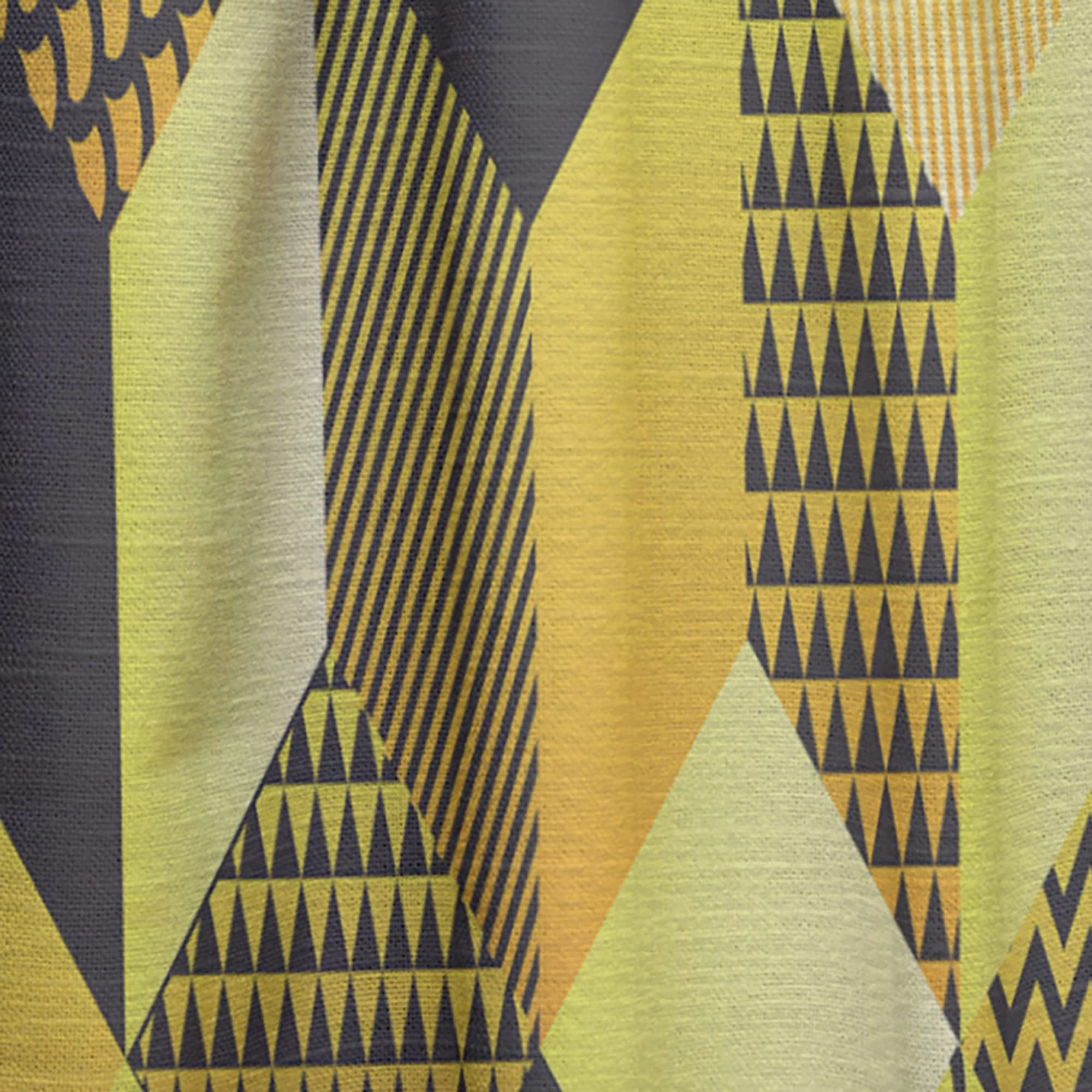 Retro Hexagon Pattern II Thermal Insulated Curtains - Single Panel 52x108 - Blackout Drapes for Bedroom & Living Room - Perfect for Home Decor, Privacy & Temperature Control