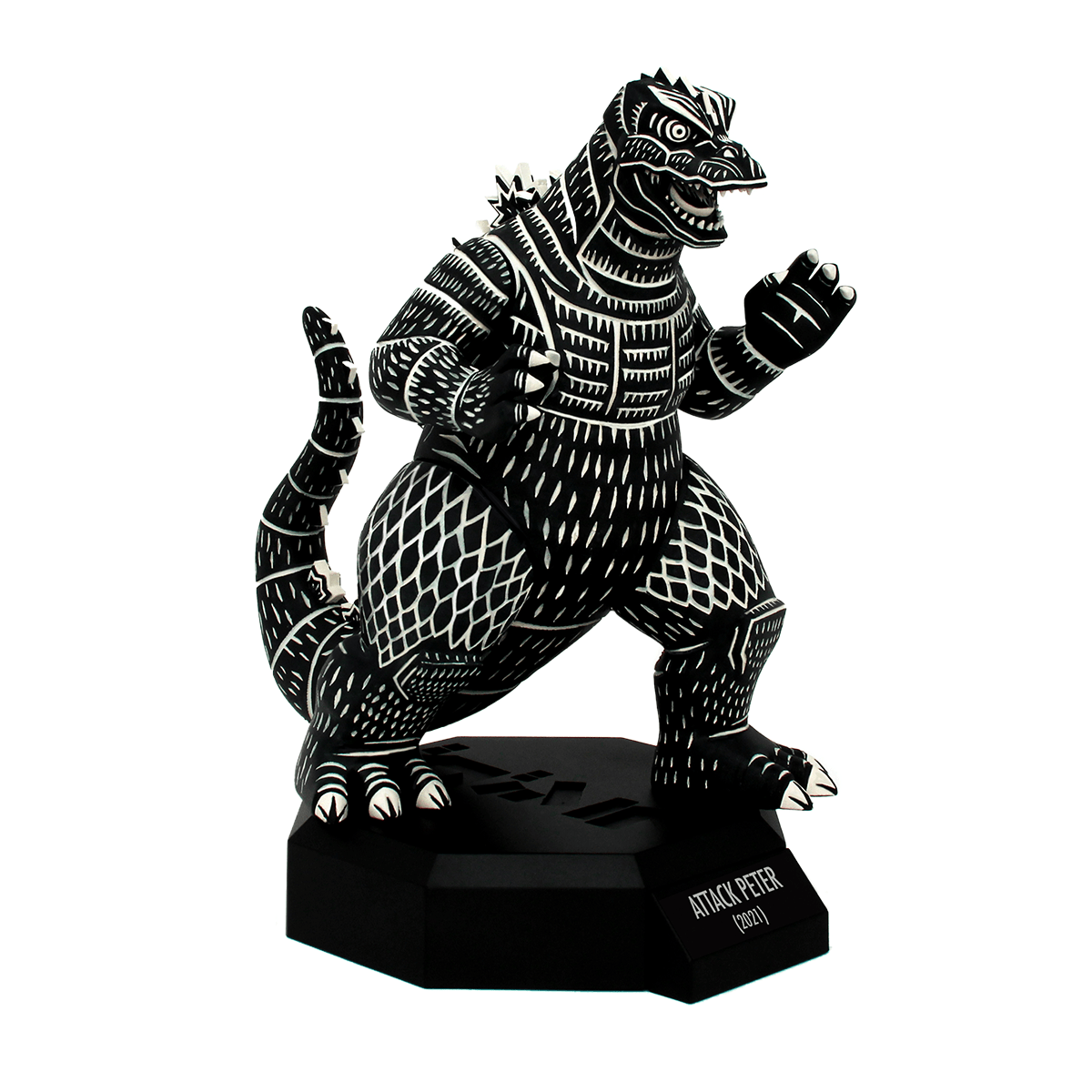 Godzilla Museum: Attack Peter - Official Collectible Figure for Fans & Movie Enthusiasts | Perfect for Display, Gifts, and Pop Culture Collections