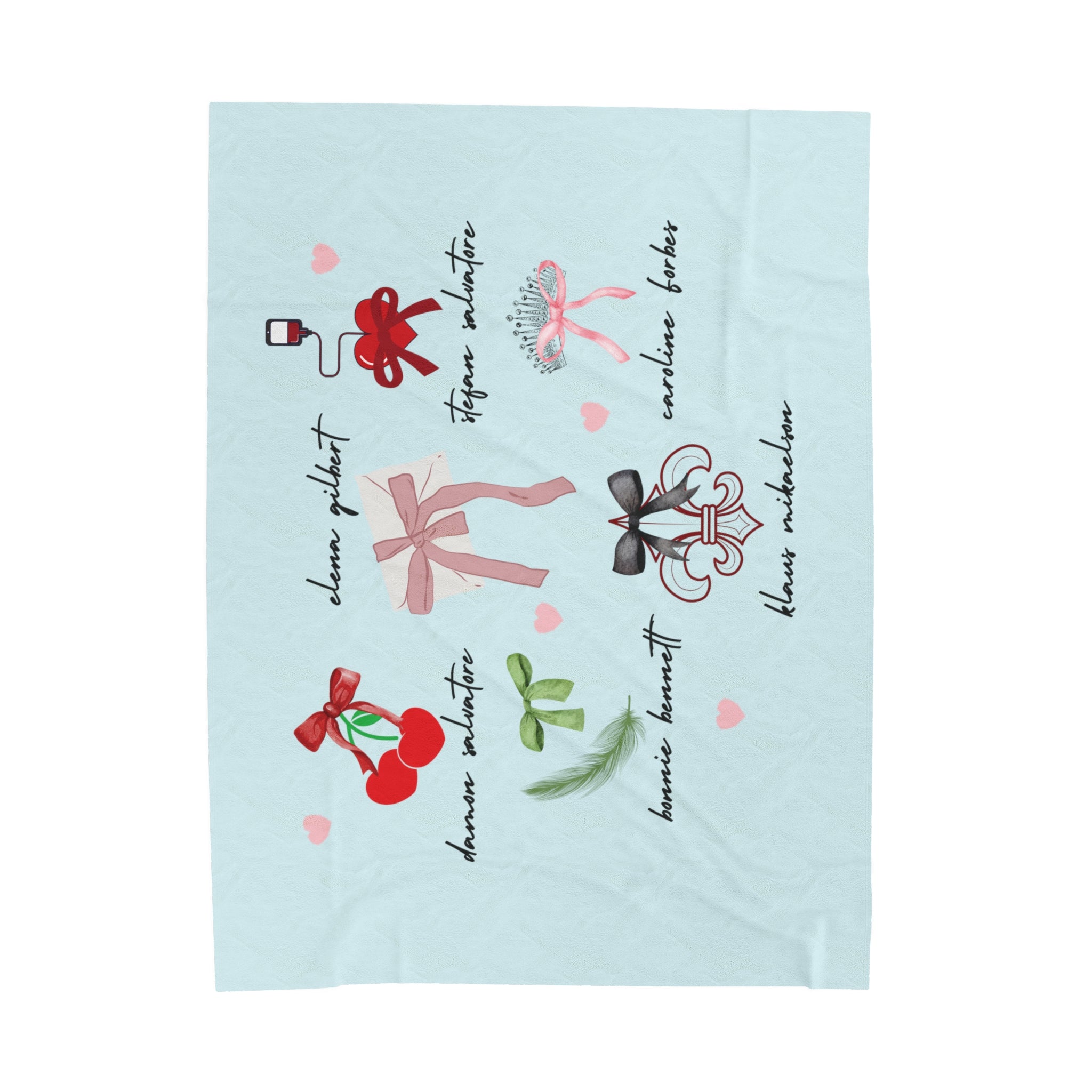 Cozy Soft Girl TVD Blanket - Ultra Plush Fleece Throw for Women & Teens - Perfect for Bed, Couch, Movie Nights & Gift Giving