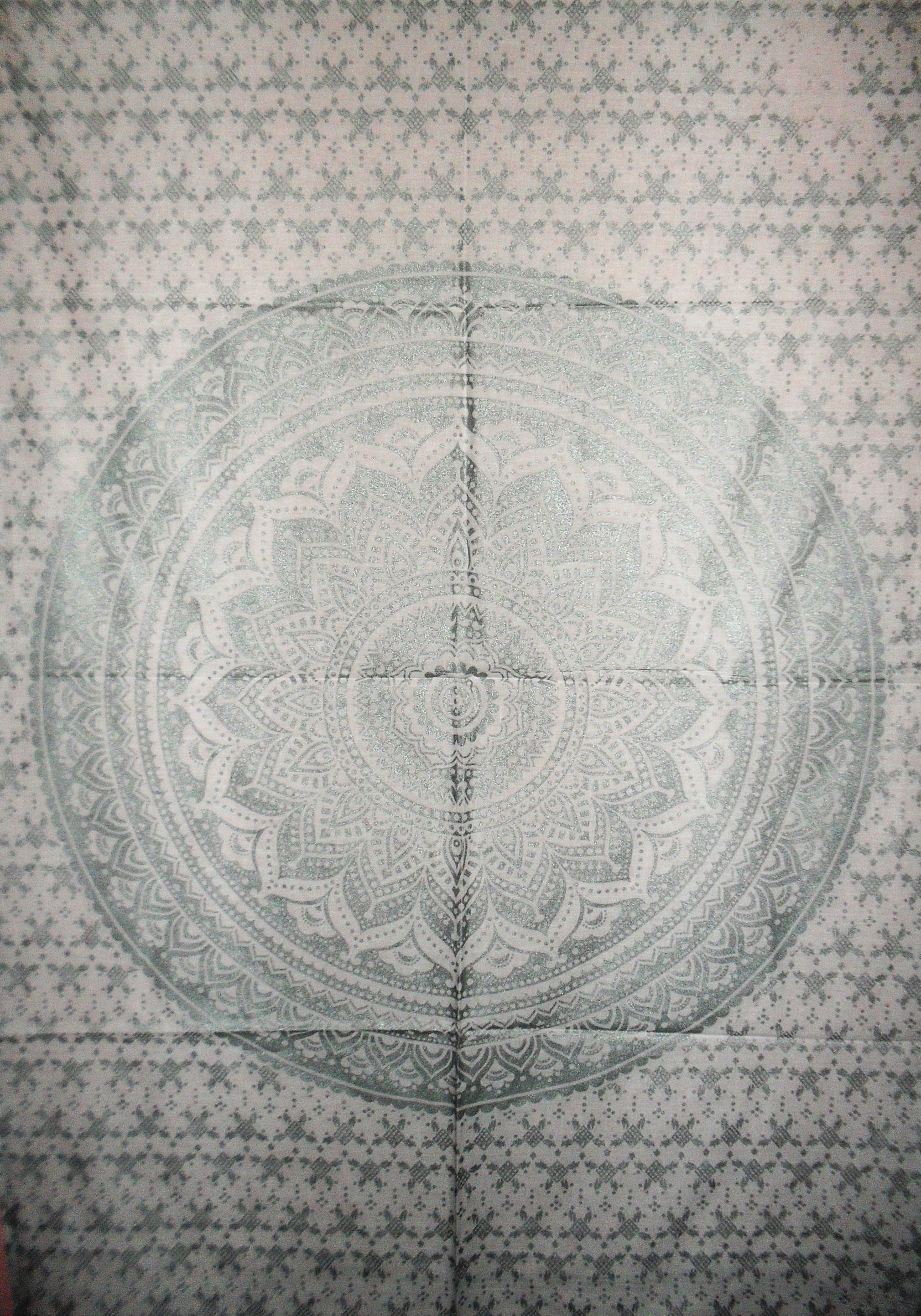 Mandala Silver Ombre Wall Decor - 30