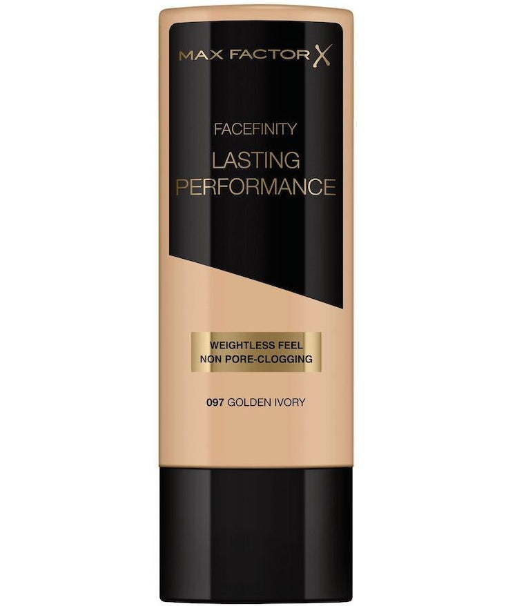 Max Factor Lasting Performance Foundation - Long Wear Liquid Makeup with SPF, Oil-Free & Full Coverage - Perfect for Daily Wear, Special Occasions & Photography