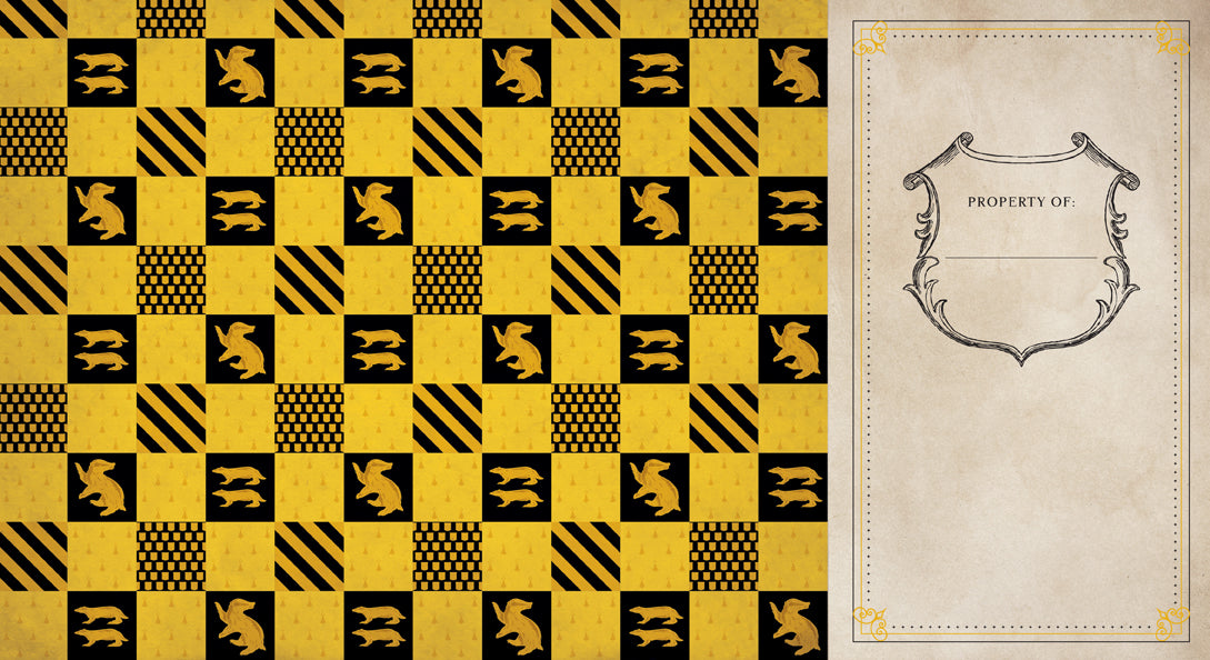 Harry Potter Hufflepuff Hardcover Ruled Notebook - Official Hogwarts Journal for Writing, Note Taking & Collectors | Perfect Gift for Fans & Students