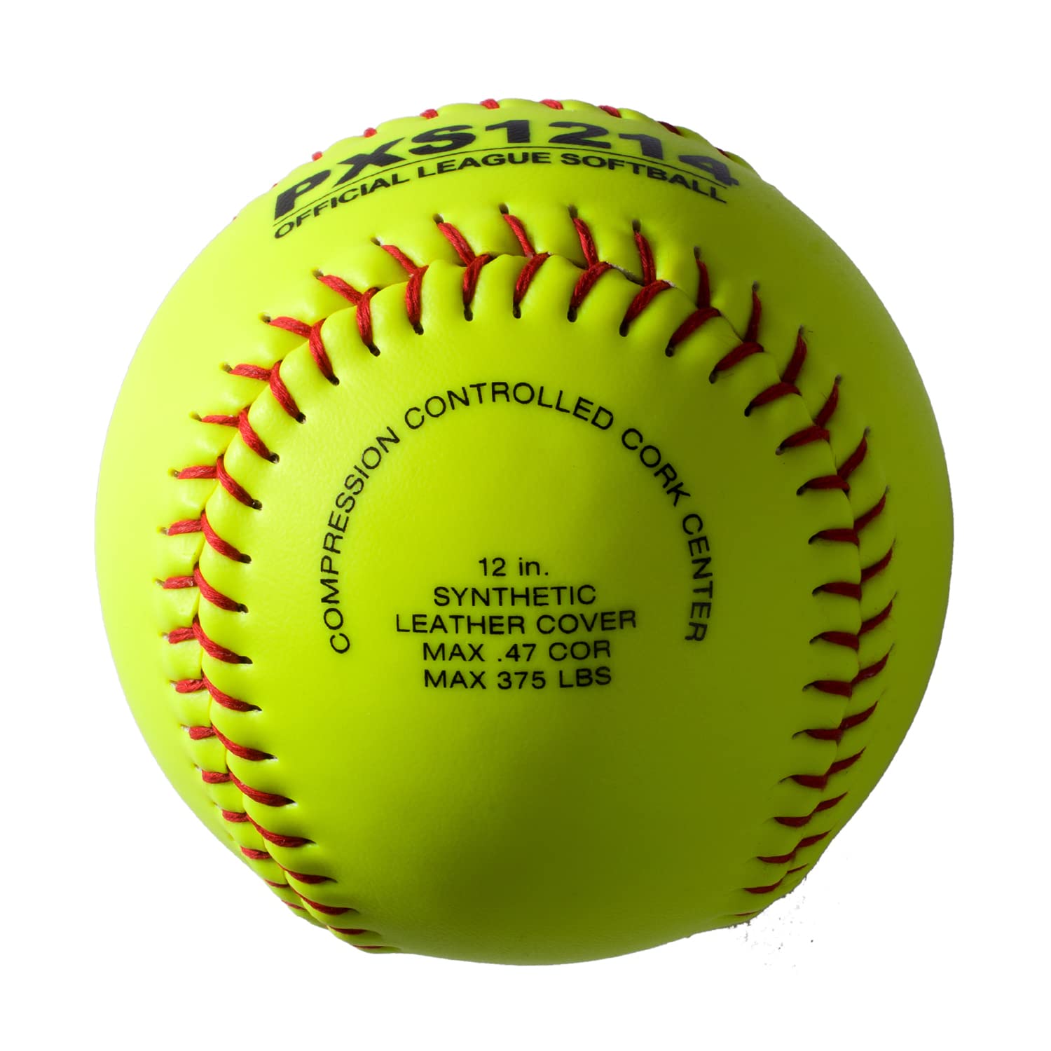 PHINIX Fast-Pitch Softballs with Cork Core - Official Weight & Size for Softball Practice, Games & Tournaments | Perfect for Training, League Play & Competitive Softball Matches