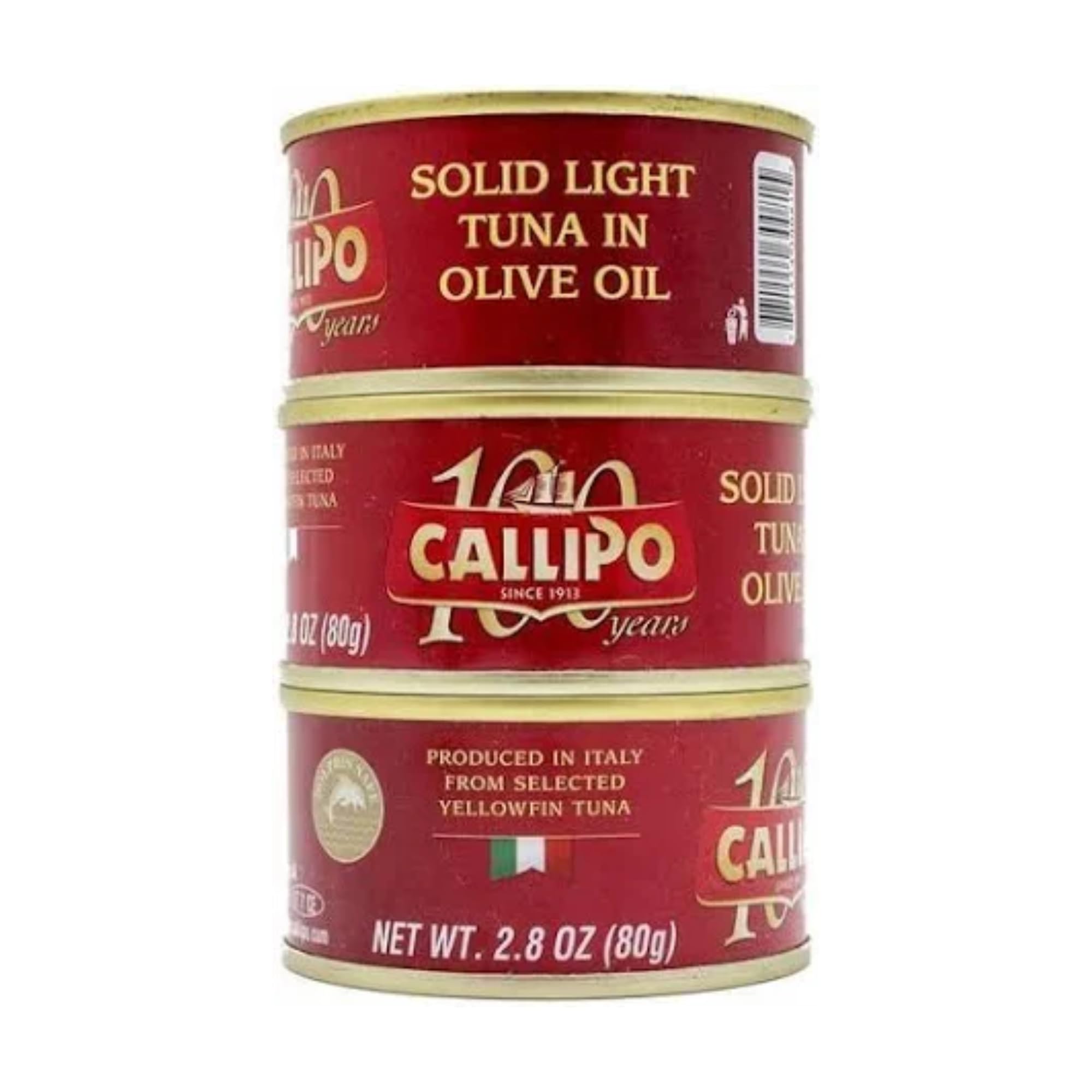 Premium Italian Callipo Tuna in Olive Oil - 2.8 Oz (Pack of 9) | Wild Caught, High Protein, Keto & Paleo Friendly | Perfect for Salads, Sandwiches & Pasta Dishes