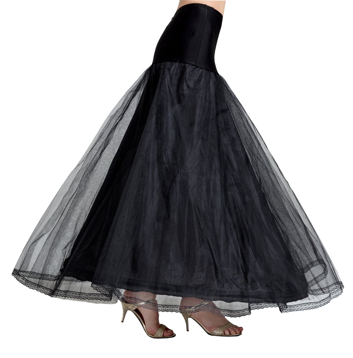 BEAUTELICATE Women's Petticoat Skirt - Vintage Flared Underskirt for Dresses, Perfect for Weddings, Parties & Cosplay | Soft Tulle Layered Slip