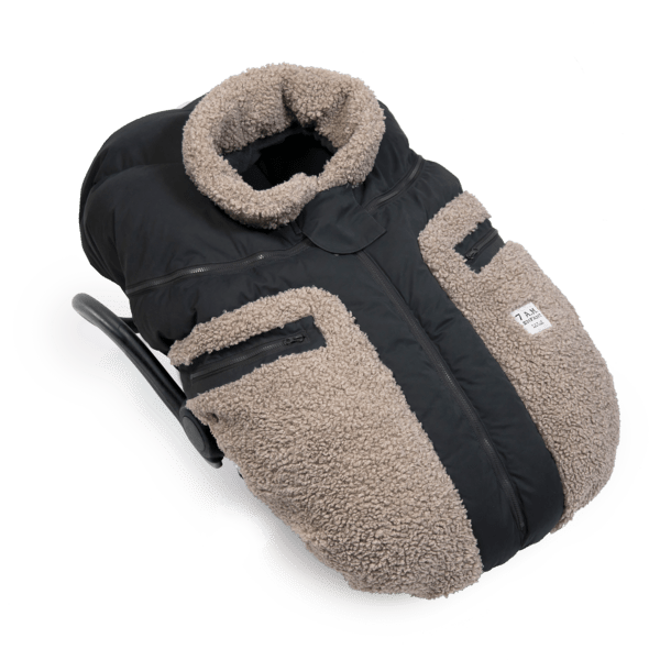 7AM Enfant Baby Car Seat Cocoon for Infants 0-12 Months - Soft & Warm Winter Car Seat Cover for Safe & Cozy Travel