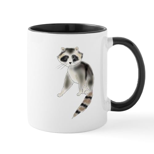 White/Black Inside - Raccoon Mug