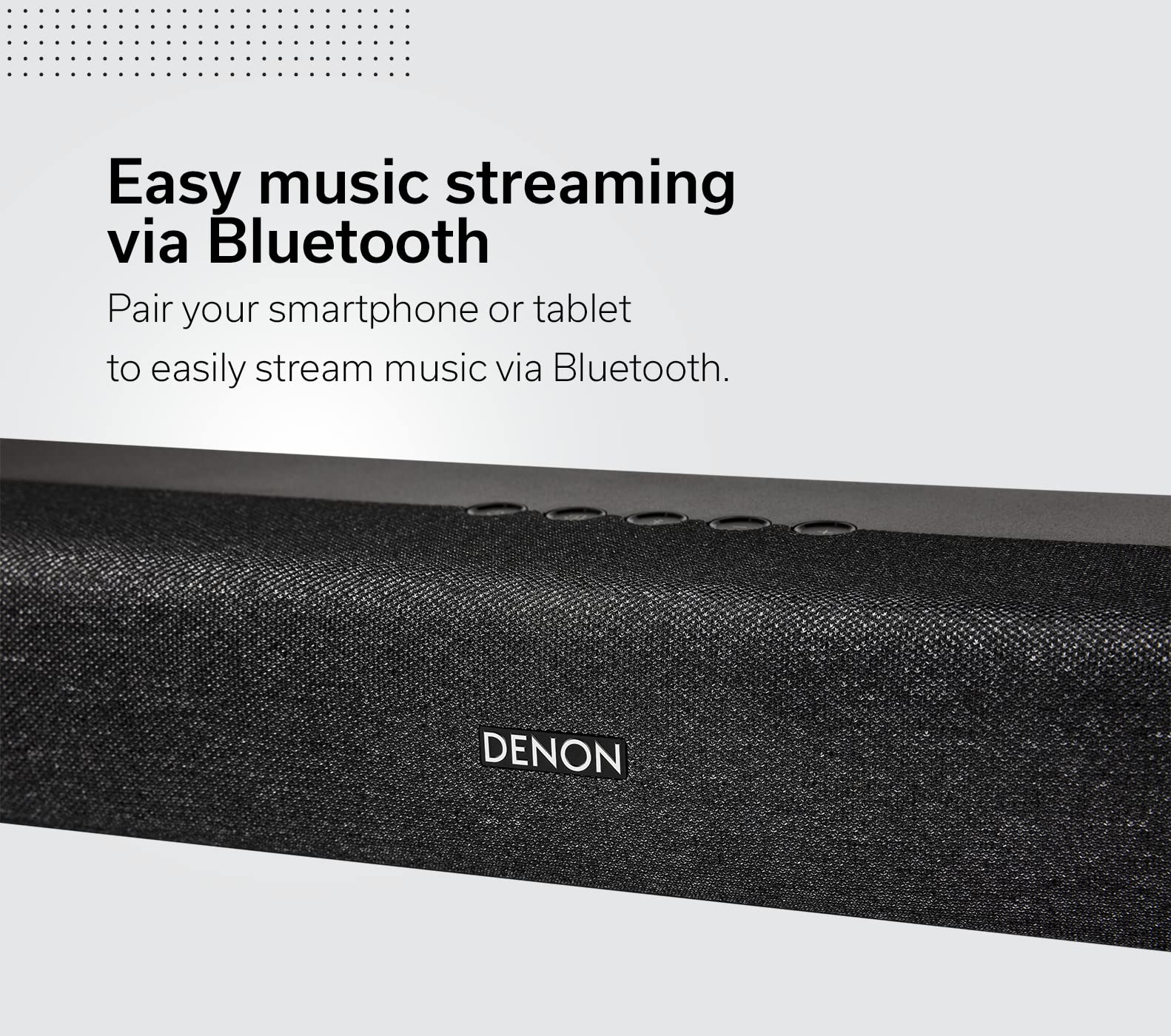 Denon DHT-S216 Premium Bluetooth Soundbar with Built-in Subwoofers - Immersive Surround Sound System for Home Theater & TV - Includes 32-Pack Energizer AAA Alkaline Batteries (Packaging May Vary) - Perfect for Movie Nights, Gaming & Music Streaming
