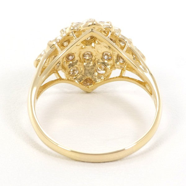 18K Yellow Gold Brown Diamond Ring for Women – Elegant & Unique Engagement, Wedding, or Anniversary Jewelry Gift