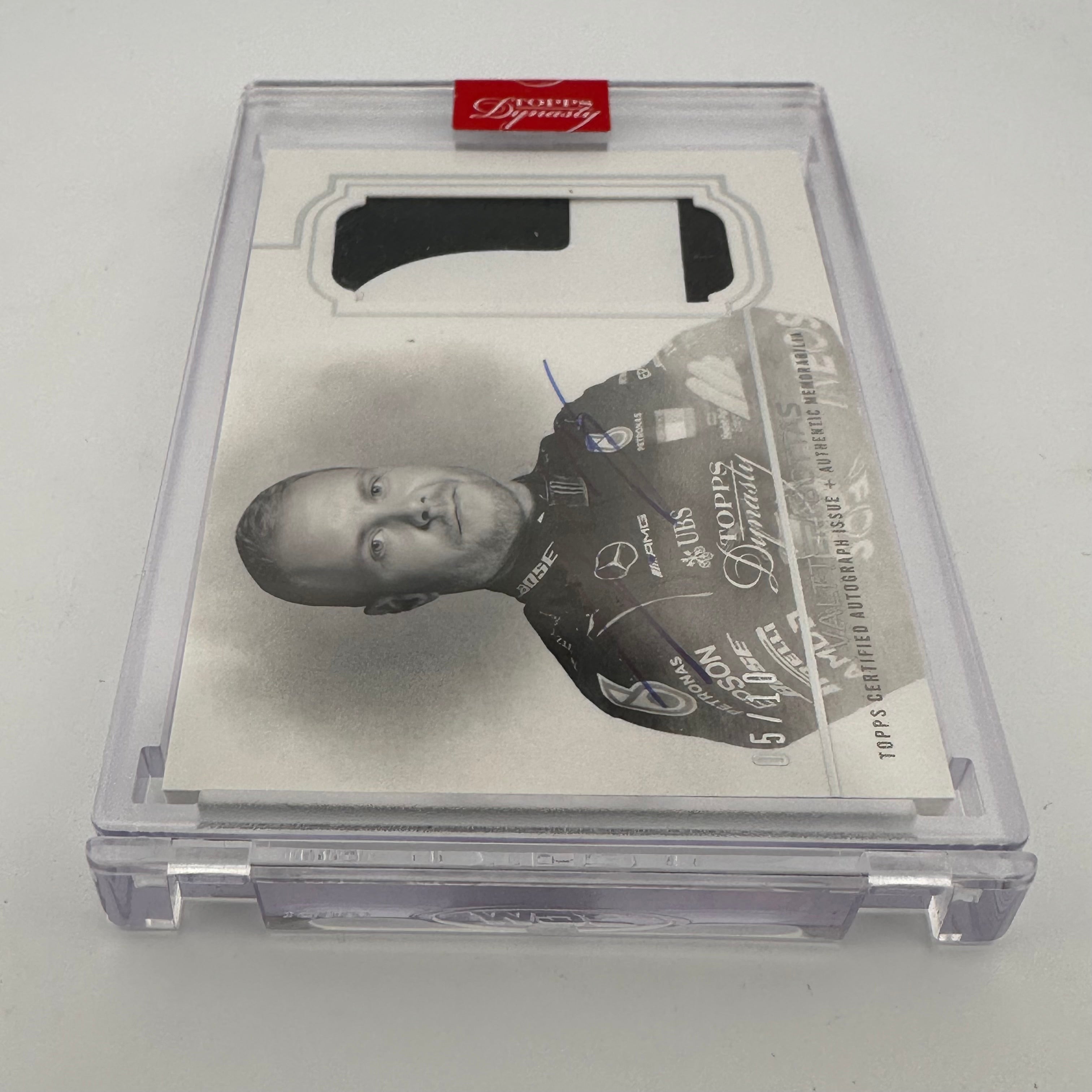 2020 Dynasty Valtteri Bottas #DAP VB Silver Autograph Patch - Limited Edition F1 Racing Collectible for Display & Memorabilia Enthusiasts