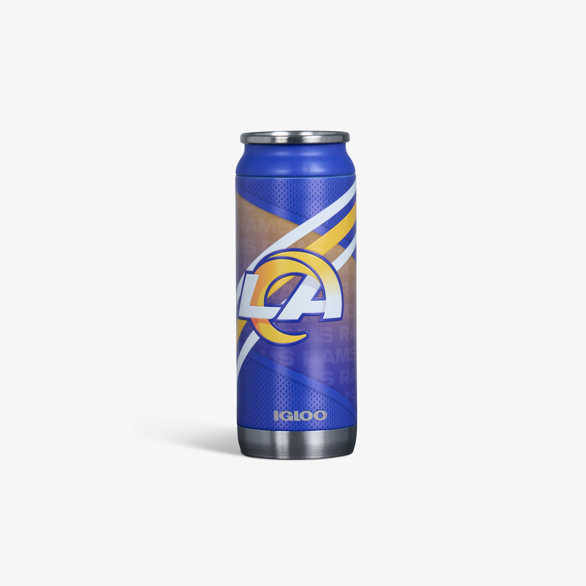 Los Angeles Rams 16 Oz Can Cooler - Insulated Beer Can Holder for Football Tailgating, Camping & Outdoor Parties