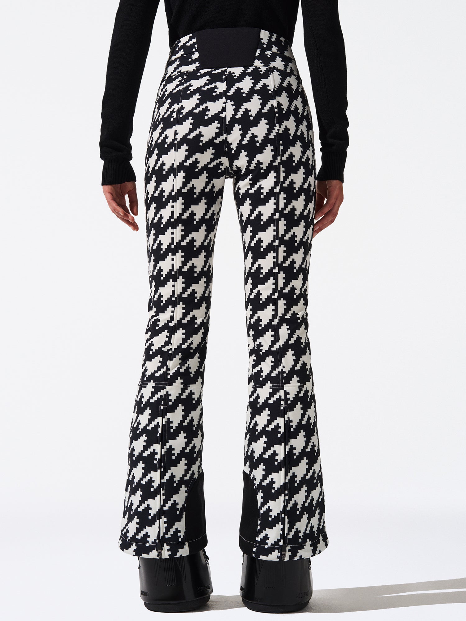 Aurora Houndstooth Stretch Ski Pants for Women - Waterproof Winter Snow Pants with Thermal Lining - Perfect for Skiing, Snowboarding & Cold Weather Outdoor Activities