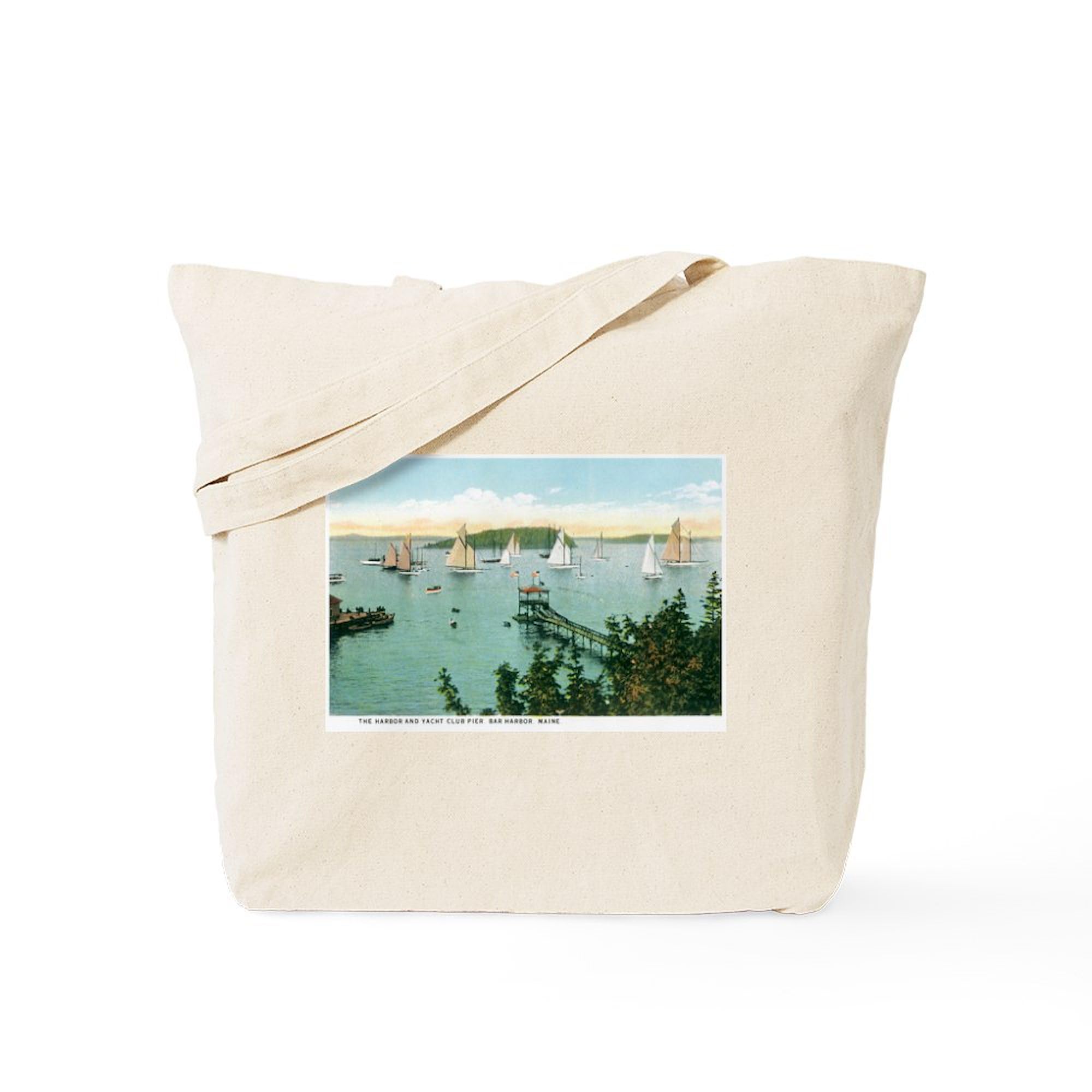 Bar Harbor Maine ME Canvas Tote Bag - Eco-Friendly Reusable Shopping Bag for Groceries, Beach & Daily Use | CafePress
