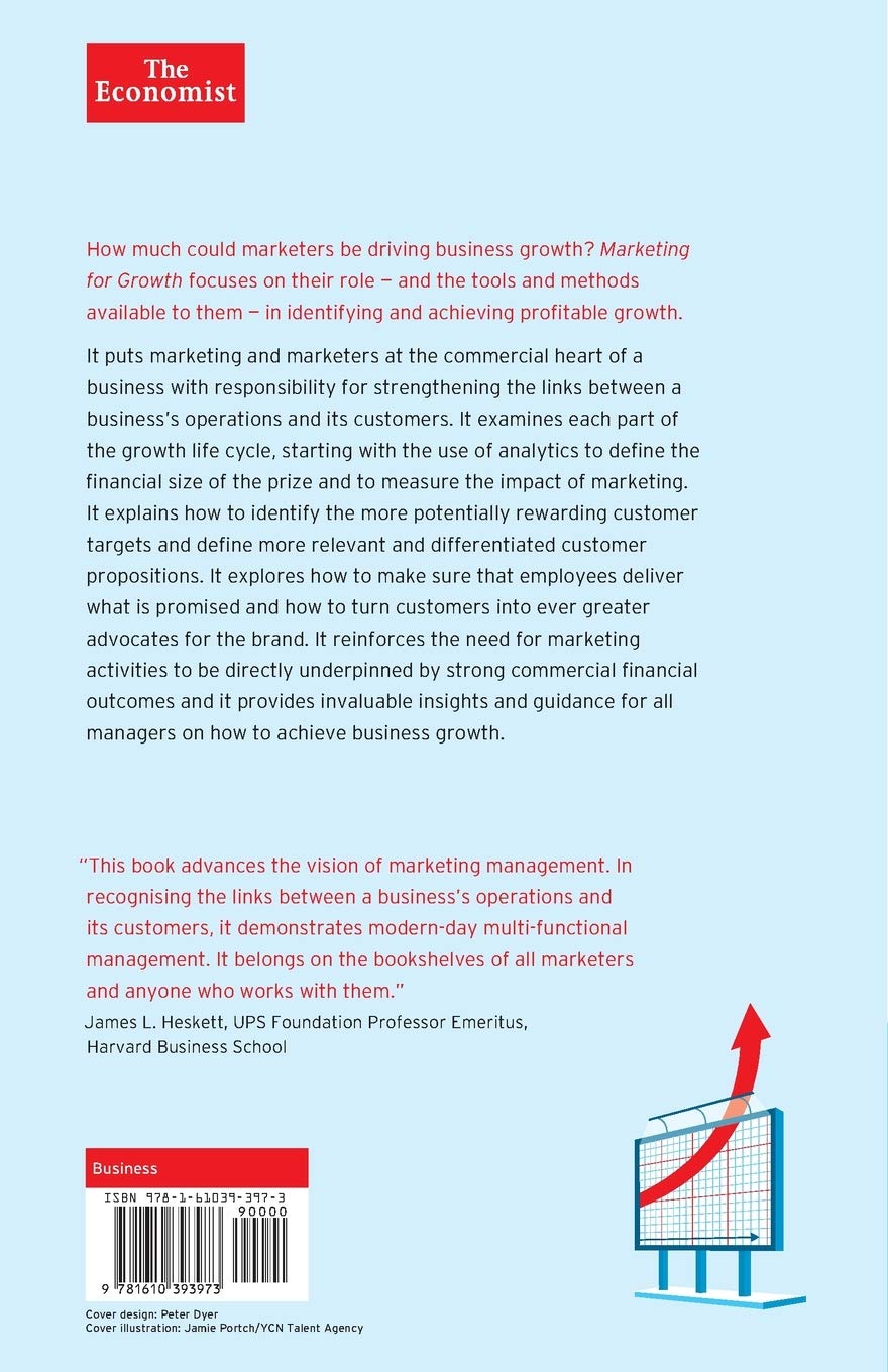 Marketing for Growth (Economist Books) - Business Strategy Guide for Entrepreneurs & Startups | Digital Marketing, Branding & Sales Growth Techniques