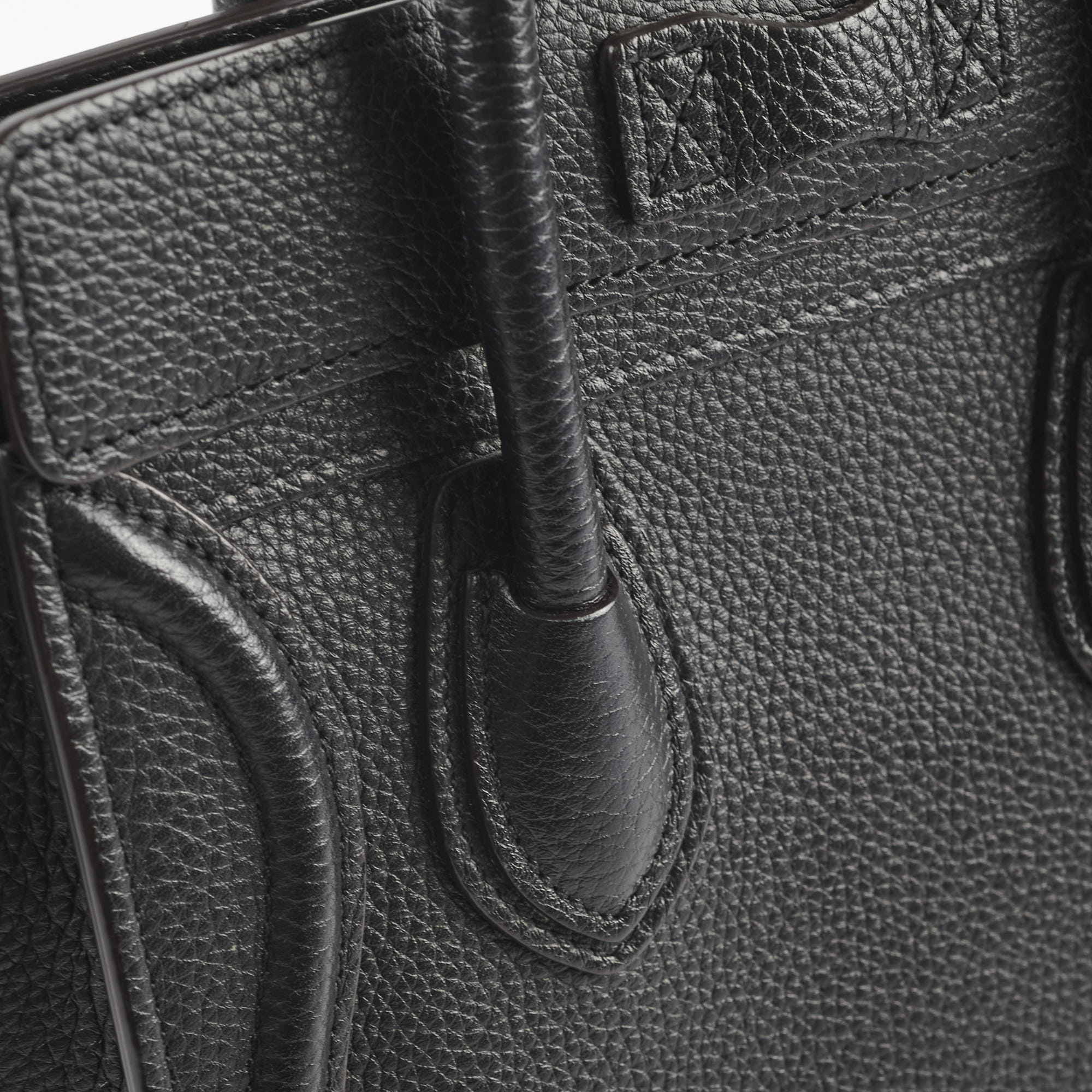 Celine Luggage Nano Black Leather Handbag - Stylish Crossbody Purse for Women | Perfect for Work, Travel & Everyday Use