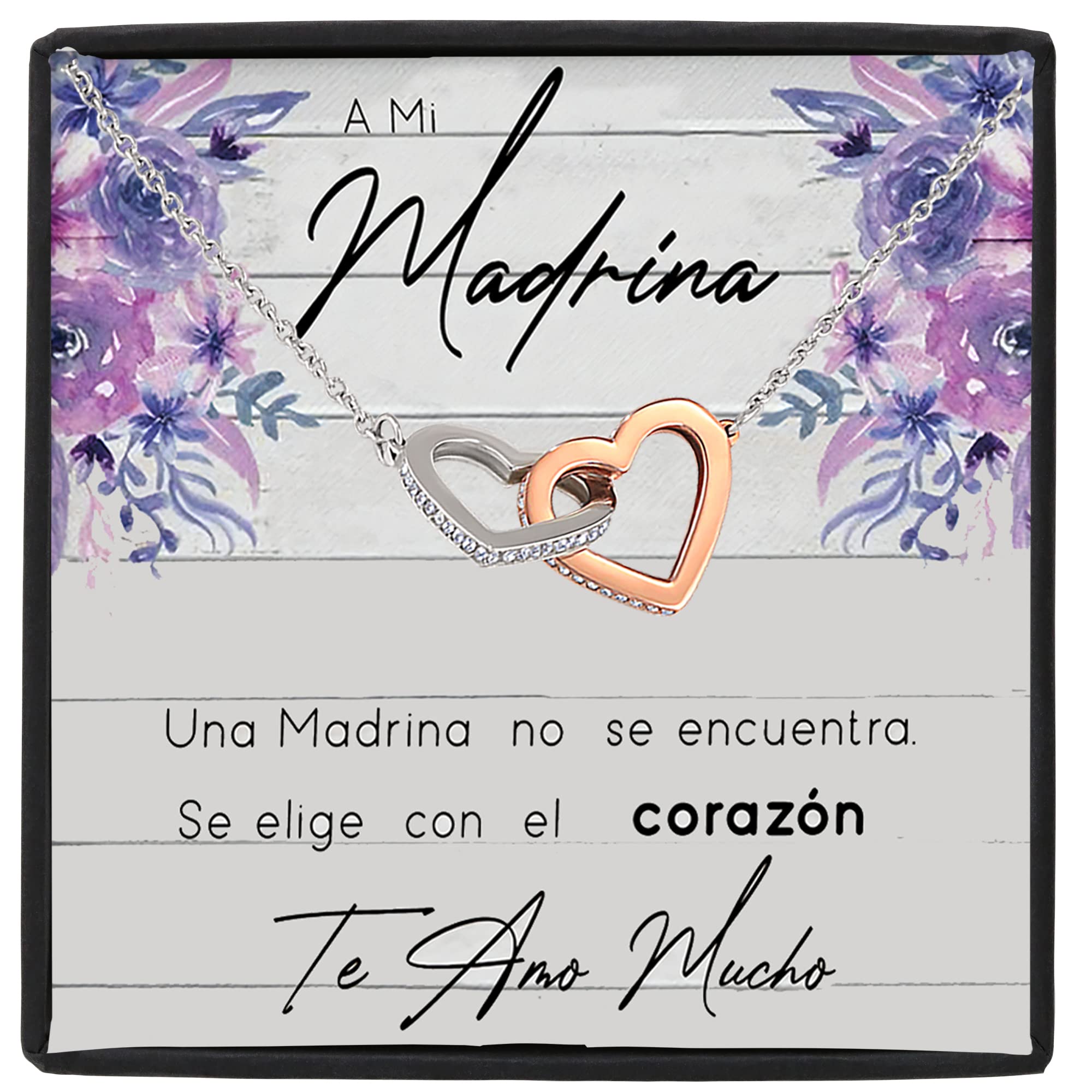 Madrina Gift Necklace - Best Spanish Godmother Jewelry for Valentine's Day, Birthday & Anniversary - Perfect for Special Occasions & Celebrations