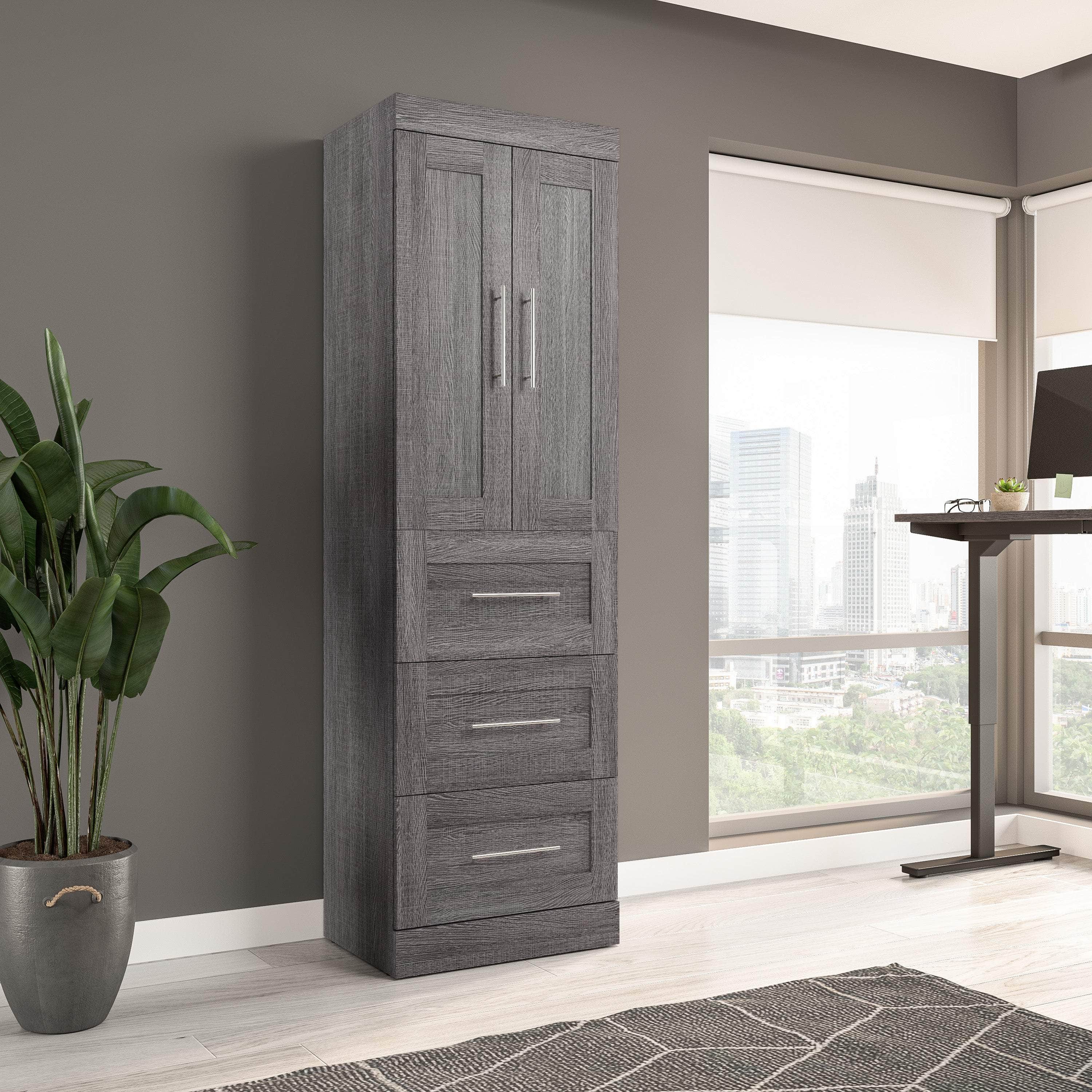 25W Wardrobe with Drawers - 7 Color Options for Bedroom, Closet & Home Organization Storage