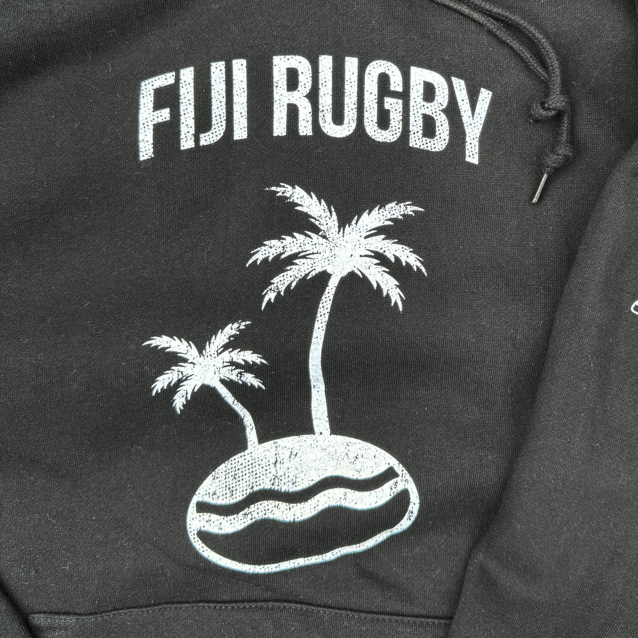 Fiji Rugby Logo Hoodie - Official Team Merchandise for Fans - Perfect for Game Day & Casual Wear