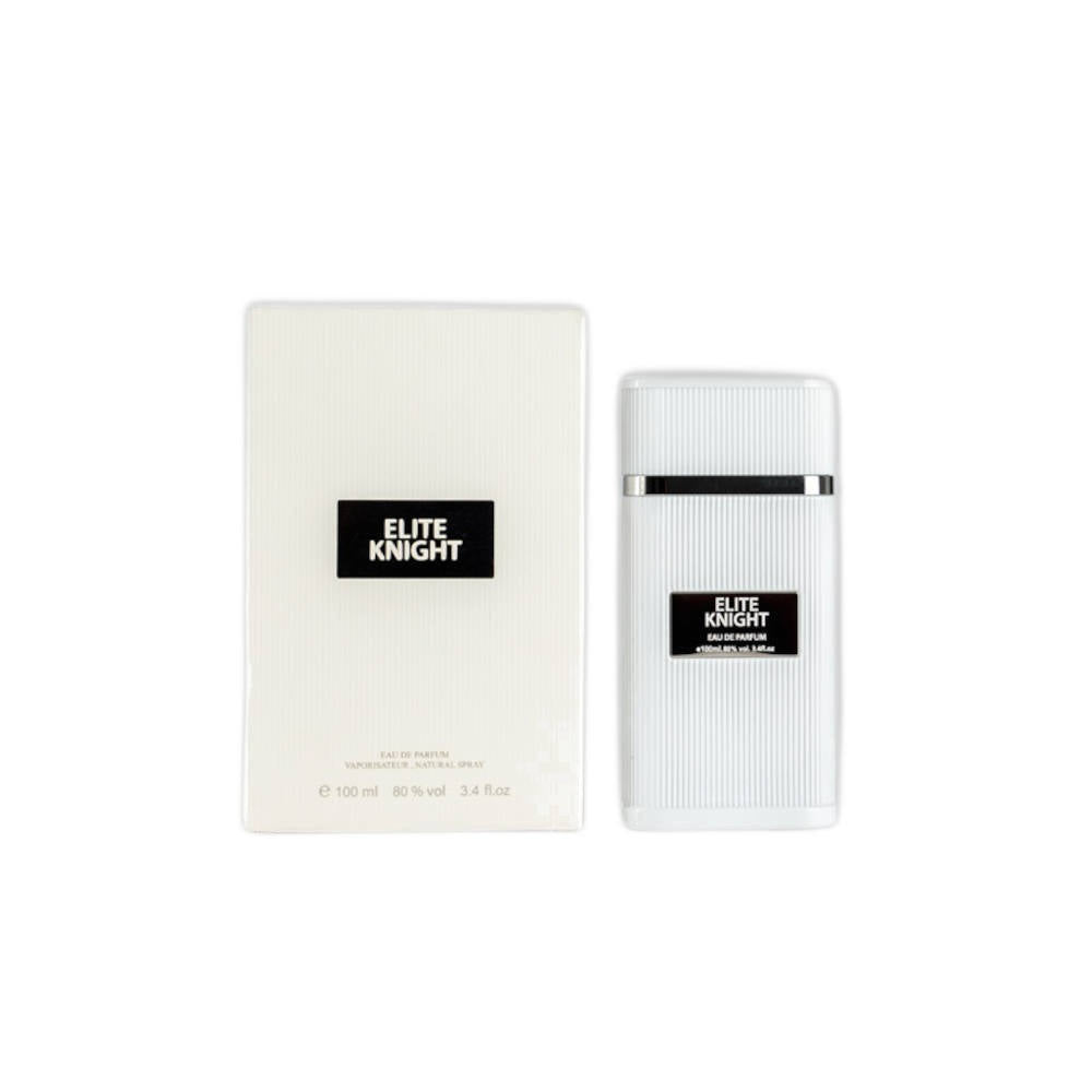 Elite Knight White Eau de Parfum 100ml for Men - Long Lasting Luxury Cologne for Date Night & Special Occasions
