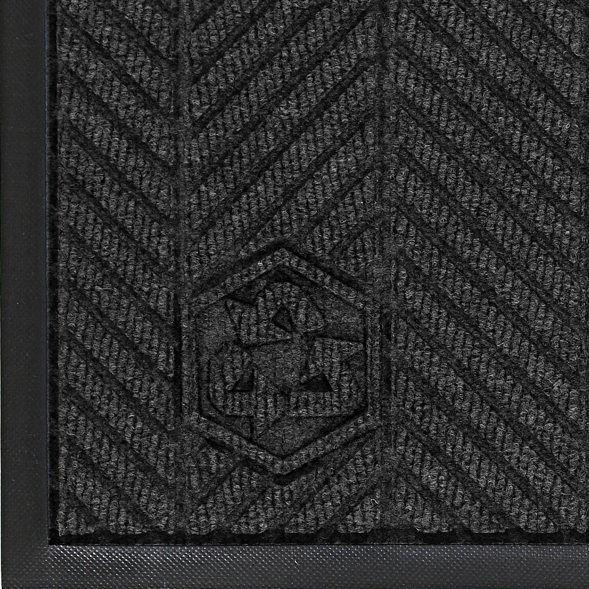 Premium M+A Matting 2240 Waterhog Eco Elite PET Polyester Fiber Doormat - Indoor/Outdoor Use with Non-Slip SBR Rubber Backing - 12.2' x 3' Size, 3/8