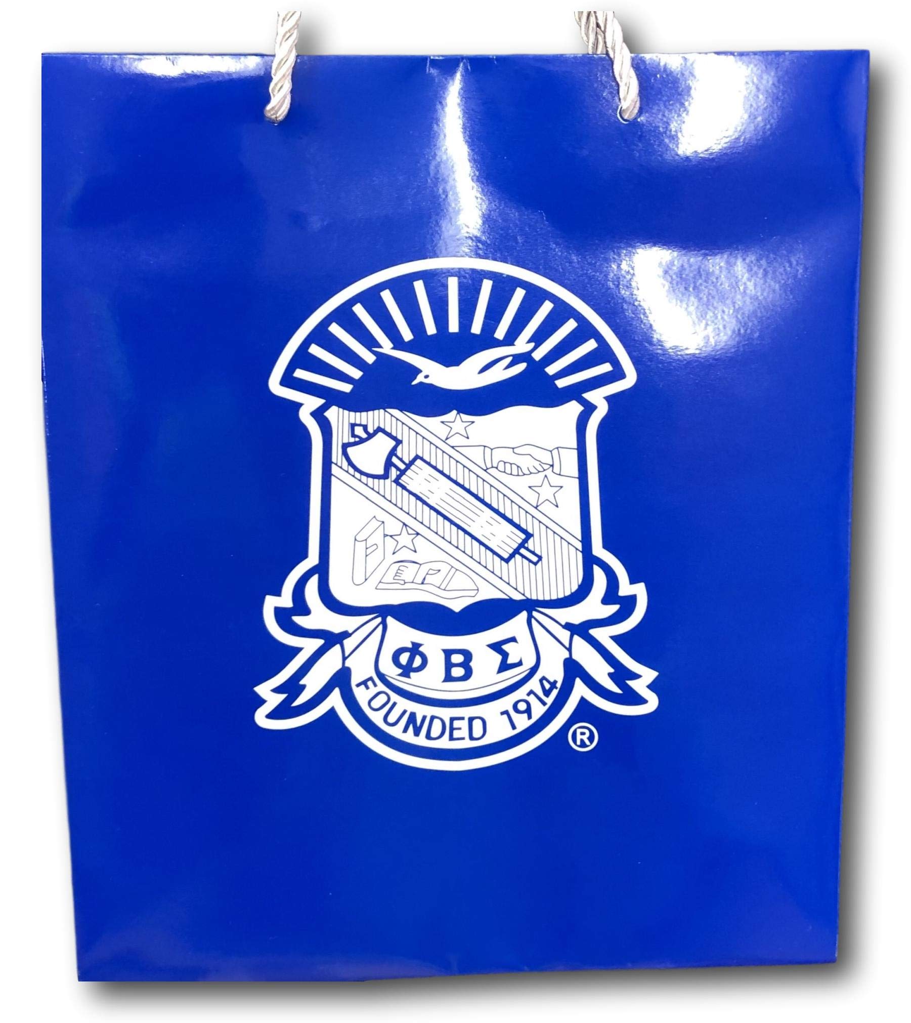 Phi Beta Sigma Medium Paper Gift Bag - Premium Quality for Fraternity Events, Graduation Gifts & Party Favors | Perfect for Greek Life Celebrations & Special Occasions
