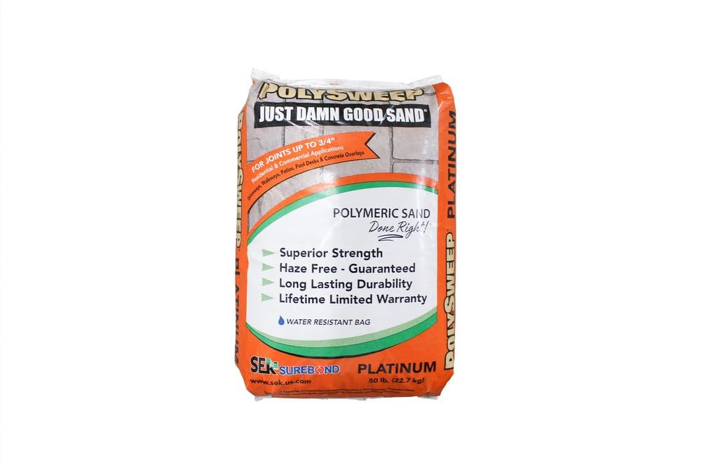 Premium Polymeric Sand for Pavers - PolySweep Superior Strength Joint Filler up to 3/4