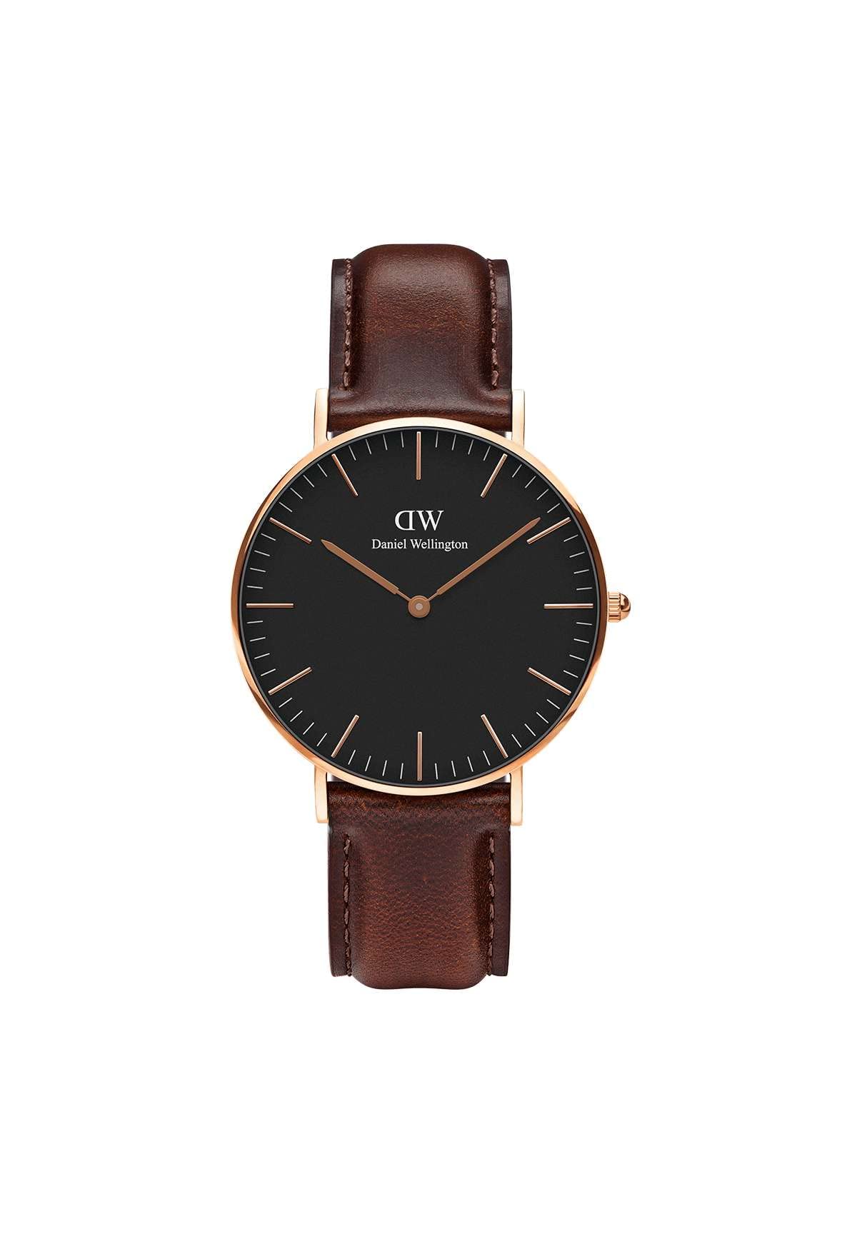 Daniel Wellington Classic Rose Gold Leather Watch for Women & Men - Elegant Fashion Accessory for Everyday Wear, Office, Date Night & Special Occasions