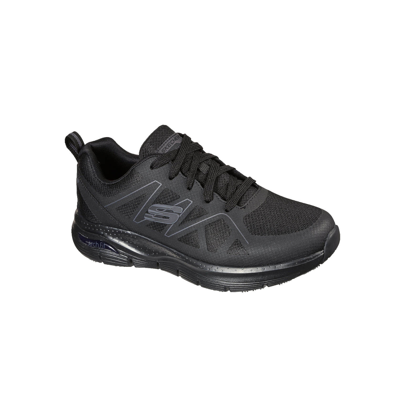 Men's Axtell Arch Fit Slip Resistant Work Shoes - Comfortable & Supportive Non-Slip Shoes for Standing All Day - Ideal for Nurses, Chefs, and Warehouse Workers