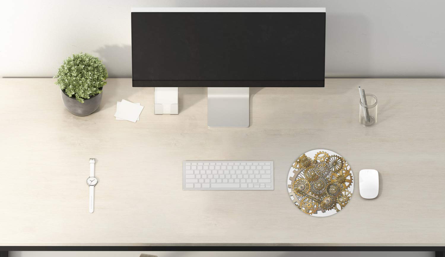 Steampunk Mechanical Gears Mouse Pad - 8