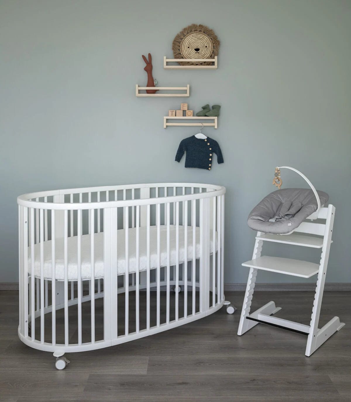 Stokke Sleepi Bed V3 2023 - Premium Convertible Baby Crib for Newborn to Toddler - Safe & Stylish Nursery Furniture for Modern Parents - Perfect for Bedrooms, Daycares & Travel
