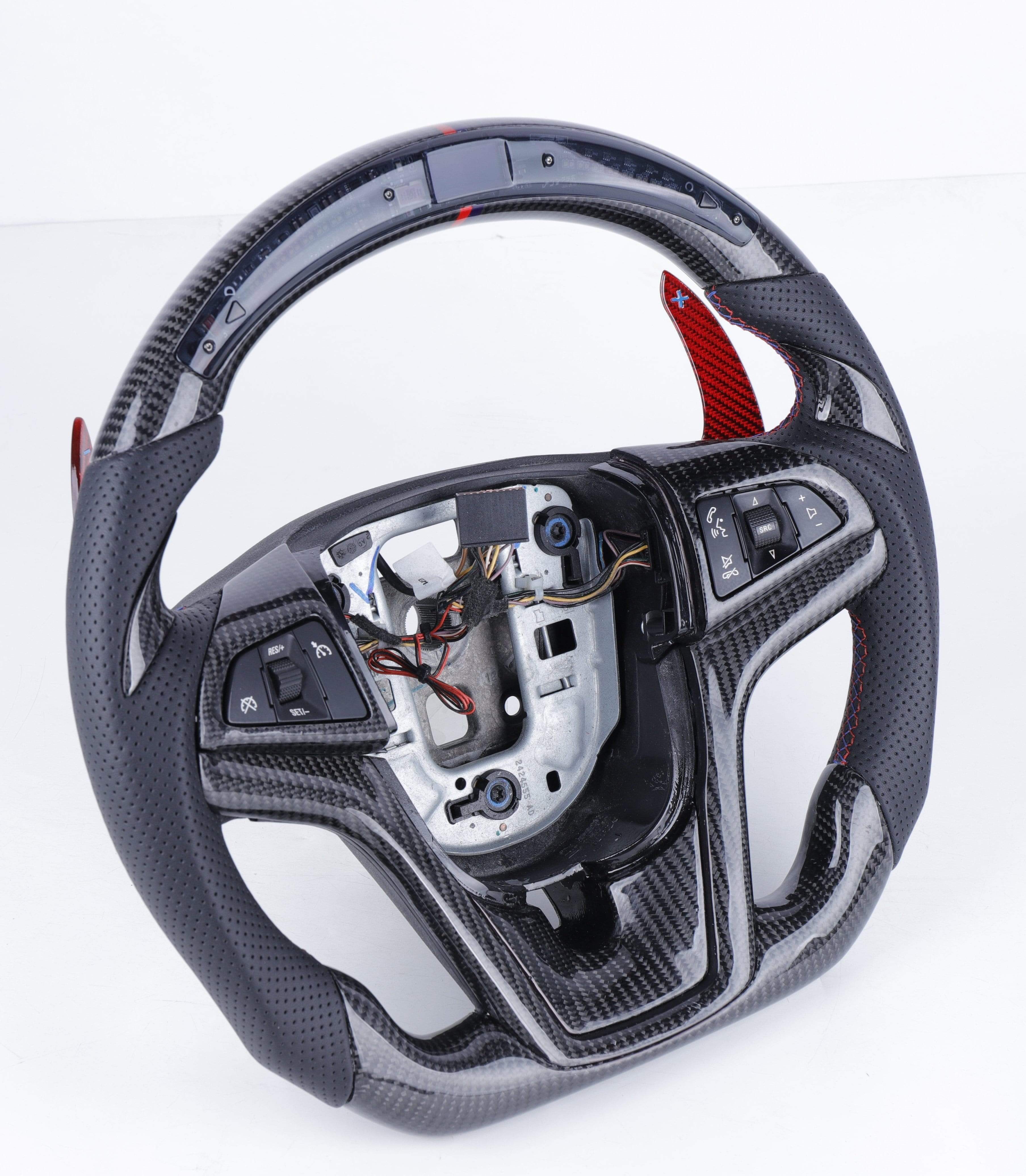2012-2015 Camaro Custom Carbon Fiber Steering Wheel - Lightweight & Sporty Upgrade for Enhanced Grip & Style - Perfect for Racing, Drifting & Performance Driving