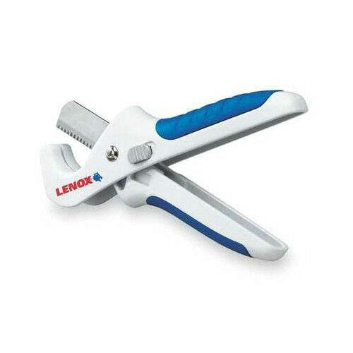 LENOX 12121S1 Plastic Tubing Cutter - Heavy Duty PVC Pipe Cutting Tool for Plumbing, DIY & Home Improvement Projects | Perfect for PVC, CPVC & PEX Pipes