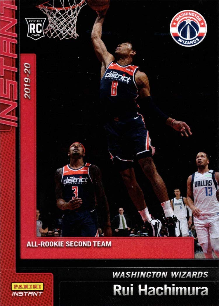 2019-20 Panini Instant All Rookie Team #207 Rui Hachimura Rookie Basketball Card - Limited Edition of 1,341 - Perfect for NBA Collectors and Washington Wizards Fans